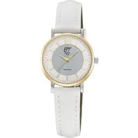 ETT Solaruhr ELS-12163-41L, Armbanduhr, Damenuhr, Lederarmband, analog