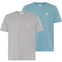 Calvin Klein Jeans T-Shirt (Packung, 2-tlg., 2er-Pack) Mit Rundhalsausschnitt