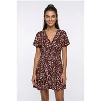 Vero Moda Minikleid VMKORA S/S SHORT DRESS WVN BTQ Viskose