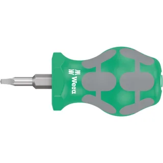 Wera 368 Stubby Schraubendreher für Innen-Vierkantschrauben Grün/Grau - 05008863001