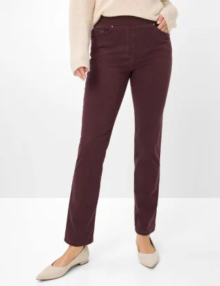 Raphaela by Brax Damen Schlupfhose Style PAMINA AMARONE, dunkles lila, Gr. 52K