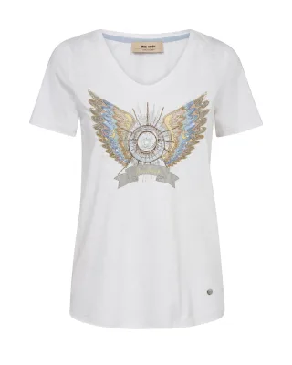 MOS MOSH - MMGethi Deco Tee white - Gr. - S