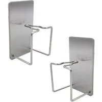 BAYLI Zahnbürstenhalter 2er Set Zahnbürstenhalter wand [ohne Bohren] - Elektrozahnbürstenhalte
