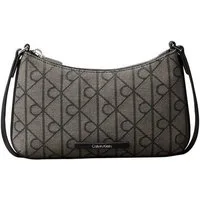 Calvin Klein Mini Bag EMBLEM AOP JACQUARD CONV MINI BA, Umhängetasche, kleine Damen Handtasche mit Logo-Musterung