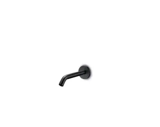 JEE-O Slimline Wandauslauf für Waschtisch und Wanne, lang, schwarz strukturiert, 800-3913 800-3913