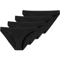 Schiesser Minislip 4er Pack 95/5 Organic (Spar-Set, 4-St) Mini Slip - Baumwolle - Besonders flache Nähte und supersofter Bund 