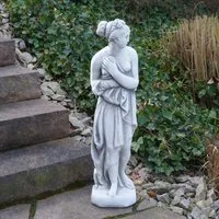 gartendekoparadies.de Gartenfigur Statue Venus Italica nach Antonio Canova, Steinfigur, H. 80 cm, 26 kg, Frostsicher