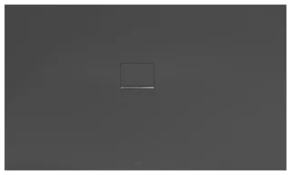 Villeroy & Boch Duschwanne Squaro Infinity (1710SQI2L) 1700x1000x40mm Quaryl Anthracite UDQ1710SQI2LV1S
