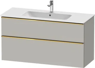 Duravit D-Neo Waschtischunterbau wandhängend Betongrau Matt 1210x462x625 mm - DE4364034070000 DE4364034070000