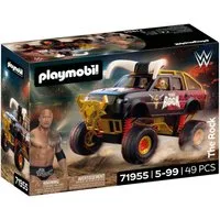 Playmobil® WWE The Rock Monster Truck (71955), WWE Konstruktions-Spielset, Made in Europe