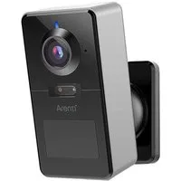 Arenti Überwachungskamera POWER1Q 2K 4 MP Auflösung, 100% kabellos und batteriebetrieben, WLAN (Innenbereich, Außenbereich, Nachtsicht in Farbe, 2-Wege-Audio, PIR-Bewegungssensor)