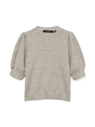 VERO MODA - VMDOFFY 2/4 O-NECK PULLOVER GA NOOS Moon Rock - Gr. - XL