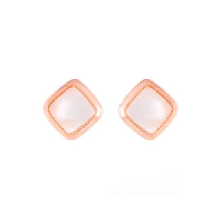 Luxenter Cat's Eye Ohrringe aus 18 Karat Roségold - Mosi