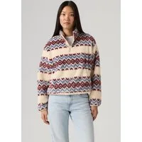 Levi's® Fleecepullover GEMMA SHERPA 1/4 ZIP Saumabschluss in der Weite regulierbar