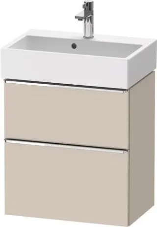 Duravit D-Neo Waschtischunterbau wandhängend Taupe Matt 584x372x625 mm - DE4329010910000 DE4329010910000