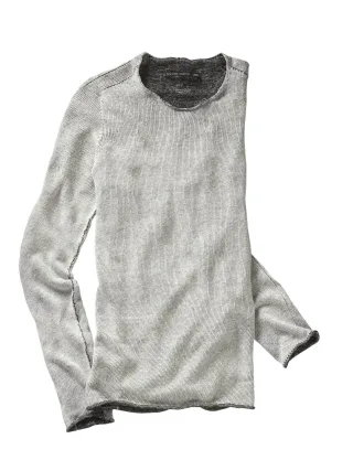 hannes roether Herren Edelmetallpullover so10ber Grau 50 % Leinen, 45 % Baumwolle, 5 % Kaschmir
