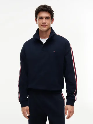 HALF BUTTON DOWN Navy Blue - Gr. - M