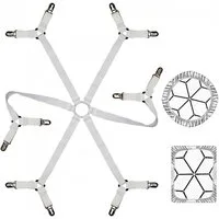 FELIXLEO Spannbettlaken Bettlakenspanner Elastische Verstellbare Bettlaken Verschlüsse, (2 Stück)
