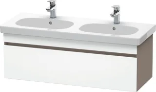 Duravit DuraStyle Waschtischunterbau wandhängend Weiß & Basalt Matt 1150x453x398 mm - DS638601843 DS638601843