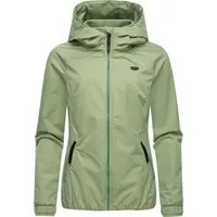 Ragwear Outdoorjacke Dizzie Tech Wasserdichte Damen Übergangsjacke mit großer Kapuze