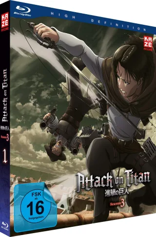 Attack on Titan - Staffel 3 - Vol.1 - [Blu-ray]
