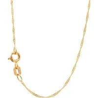 HOPLO Goldkette Goldkette Singapurkette Länge 38cm - Breite 1,0mm - 333-8 Karat Gold, Made in Germany