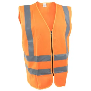 Dönges Signalweste, ohne Aufdruck, leuchtorange, leuchtorange , Farbe:leuchtorange