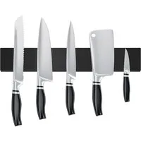TUWENA Wand-Magnet Messer-Leiste Magnetleiste Messer, 40cm/50cm Edelstahl Messerhalter Wand Magnetisch, Ohne Bohren, Magnetleiste Selbstklebend für Utensilien & Werkzeuge