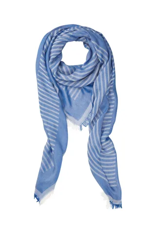 Rich & Royal - Scarf jacquard marina blue - Gr. - 1