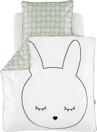 Träumeland Babybettwäsche "kuschelweiche Bettwäsche Kuschelhase" 2 Stk.