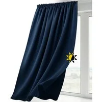 Beautex Verdunkelungsvorhang Kräuselband Vorhang blickdicht abdunkelnd U-Band (1 St), Kräuselband, verdunkelnd, lichtmindernd, wärmeisolierend, pflegeleicht, waschbar