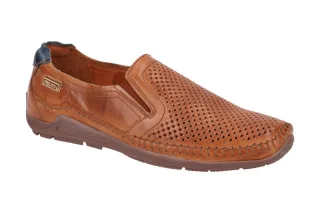 Pikolinos AZORES 06H-3126 Herren Slipper braun-nautic bequem Echtleder