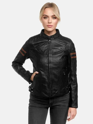 Tazzio Damen Lederjacke