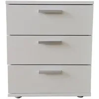 HTI-Line Nachtkommode Nachtschrank Nina mit 3 Schubladen (Stück, 1 St., 1 Nachtschrank), Nachttisch Nachtkommode Nachtkonsole