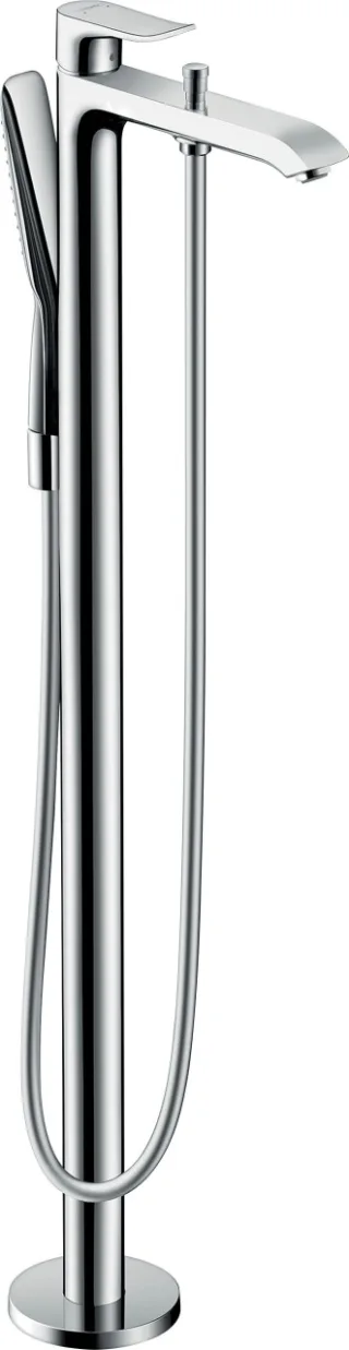 Hansgrohe Wannenmischer Metris Fertigset zur Bodenmontage chrom, 31471000 , 31471000 31471000