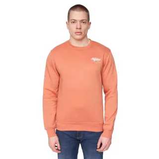 Henleys - "Scripthen" Sweatshirt Rundhalsausschnitt für Herren (Ziegelrot)