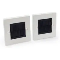 ONECONCEPT Kabelkanal Kabelblende 2er-Set ca. 86 x 86 mm