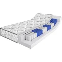Taschenfederkernmatratze Matratze, 7 Zone Federkernmatratze Matratzen Atmungaktive Material, Lexzurn, 20 cm hoch, (Matratze für Kinder und Erwachsene, Matratze 90x200)