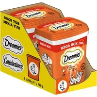 Dreamies DREAMIES™ Box Huhn 2 x 350g, Snack für: Katze