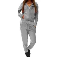 RMK Jogginganzug Damen Jogginganzug Sportanzug Streetwear Fitness Clubwear Gym (2-tlg), mit Kapuze