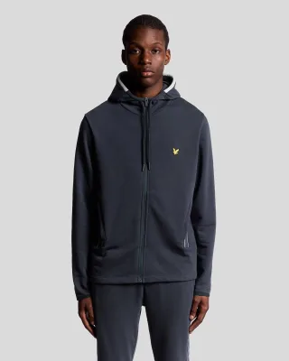 Lyle & Scott Sports Tape Trainingsjacke – Marineblau