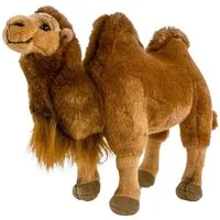 Teddys Rothenburg Kuscheltier Kamel stehend 30 cm braun Plüschkamel Stofftier (Plüschtier, Stoffkamel)