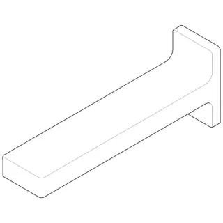 Dornbracht Auslauf Wand 190 mm 091196002-00 chrom