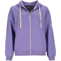 Coastguard Sommerjacke Damen Jacke Scuba 51017 Kapuze - Unifarbene Scuba-Jacke Kapuzenjacke Oversized-Look, Reißverschluss, Rippbündchen, Formstabil, Pflegeleicht