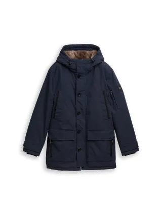 Tom Tailor - Parka mit wasserabweisender Funktion sky captain blue - Gr. - XXL