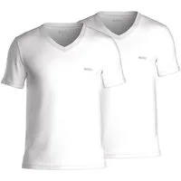 BOSS Unterziehshirt VN Comfort 2P Pure Cotton (Packung, 2-St., 2er-Pack) V-Neck Relaxed Fit Kurzarm im Doppelpack