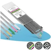 STAHLWERK Stabelektroden 10 x WIG Wolframelektroden 2,4 mm versch. Sorten, (Packung), beste Schweißeigenschaften sorgen für ein perfektes Arbeitsergebnis.