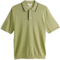 Next Polokragenpullover Signature Regular Fit Strick-Poloshirt mit Leinen (1-tlg)