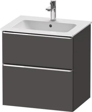 Duravit D-Neo Waschtischunterbau wandhängend Graphit Matt 610x462x625 mm - DE4361010490000 DE4361010490000