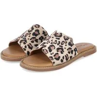 Tamaris Tamaris 1-27136-44-360 Damen Rauleder beige Pantolette